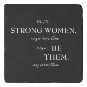 Happy International Women's Day T-Shirt Wooden Box Trivet