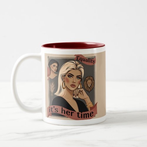 happy international womens day Two_Tone coffee mug
