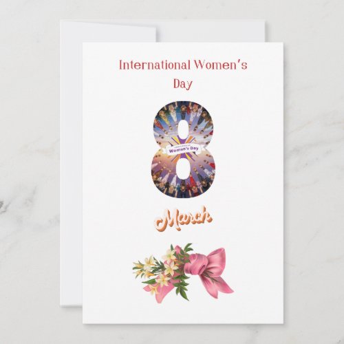 Happy International Womens  Holiday Card