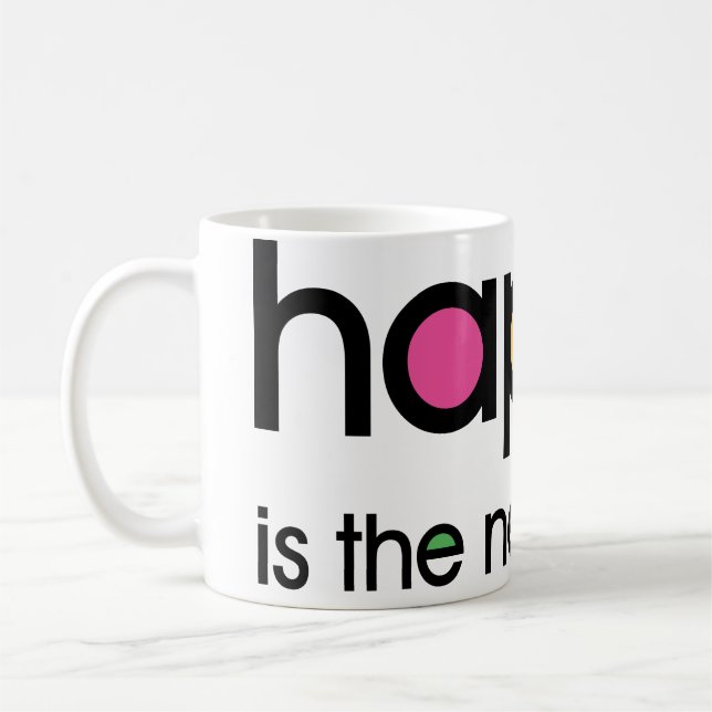 Happy is the new black mug (Left)