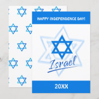 Happy Israel Independence Day Blue Star of David