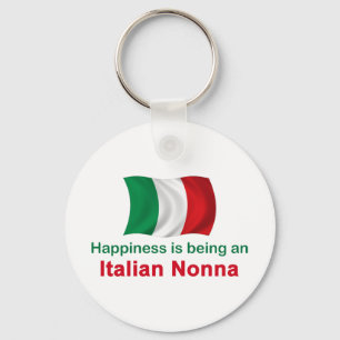 Happy Italian Nonna Keychain