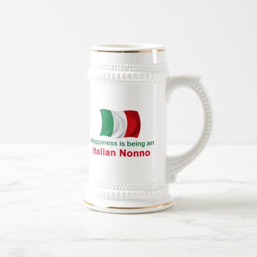 Happy Italian Nonno Beer Stein
