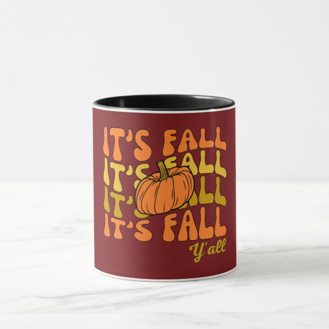 Happy It's Fall Y'all Thanksgiving Mug (Center)