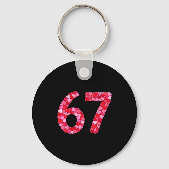 Happy Its My Grandmas 70th Birthday 1955 70 Years  Keychain (Front)