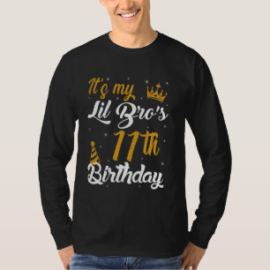 Happy It's My LIL BRO's 11th Birthday 2014 11 Year T-Shirt