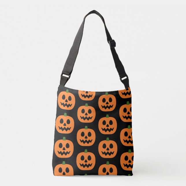 Happy Jack-O-Lantern  Crossbody Bag (Front)