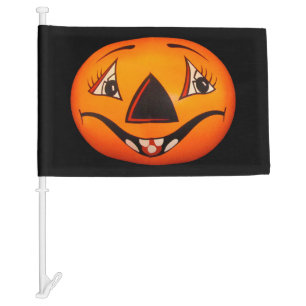 Happy Jack O’ Lantern Halloween Car Flag