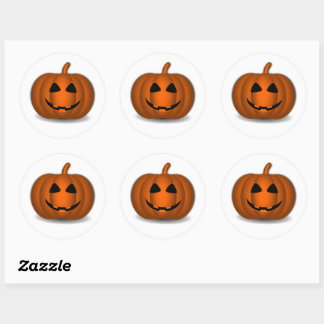 Happy Jack o' Lantern Halloween Sticker