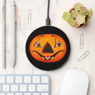 Happy Jack O’ Lantern Halloween Wireless Charger