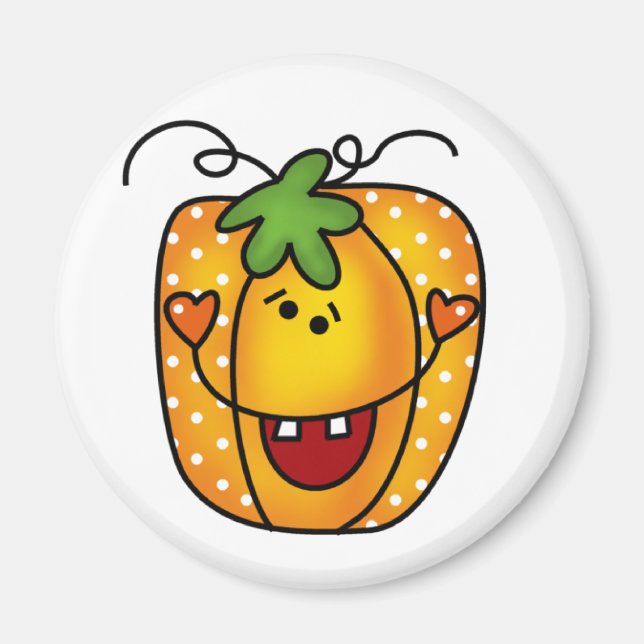 Happy Jack O Lantern Tshirts and Gifts Magnet (Front)
