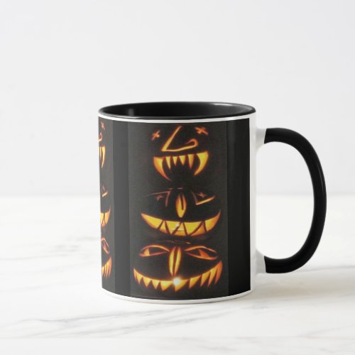 Happy Jack oLantern Faces Mug