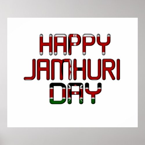 Happy Jamhuri Day Poster