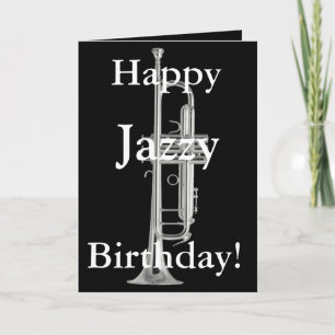 Happy Jazzy Birthday Card