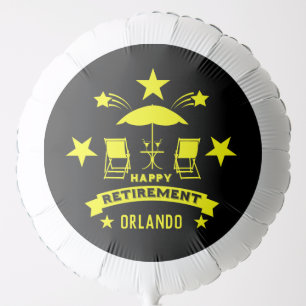 Happy Job Retirement Balloon