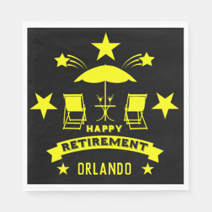 Happy Job Retirement Napkins