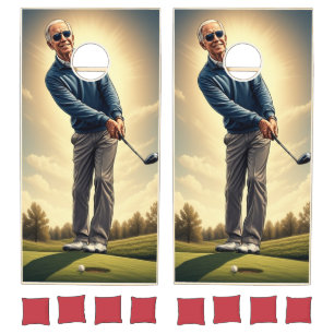 Happy Joe Biden Cornhole Set