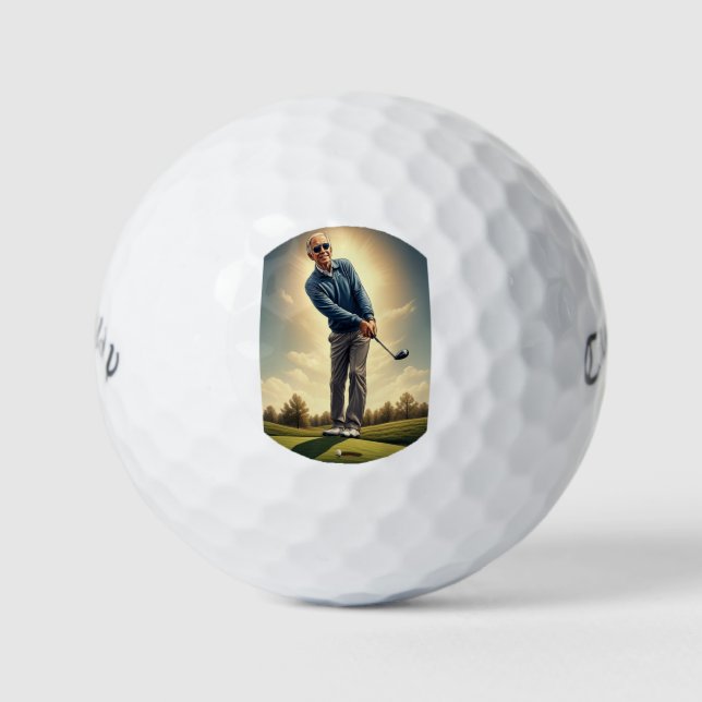 Happy Joe Biden  Golf Balls (Front)