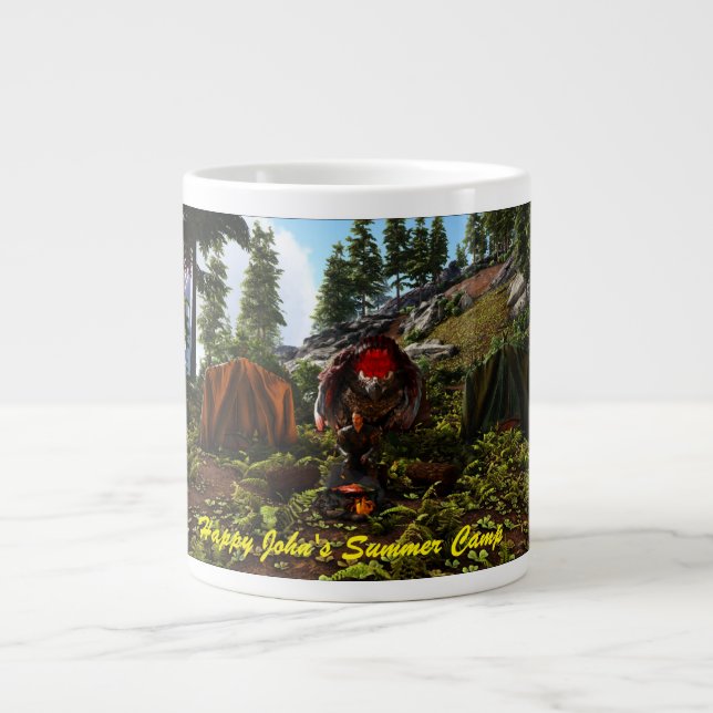 Happy John's Summer Camp Jumbo-Tasse Giant Coffee Mug (Front)