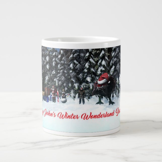 Happy John's Winter Wonderland S2 Jumbo-Tasse Giant Coffee Mug (Front)
