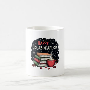 Happy Jolabokaflod Family Celebration Gift Coffee Mug