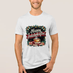 Happy Jolabokaflod Gift Holiday Invitation Tri-Blend Shirt