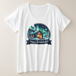 Happy Jolabokaflod Plus Size T-Shirt