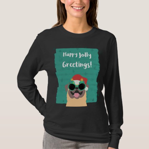 Happy Jolly Greetings Christmas T_Shirt