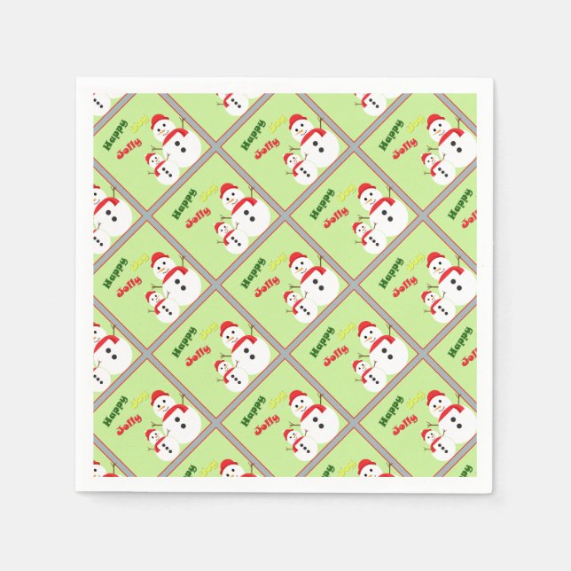 Happy Jolly Joy Napkins (Front)