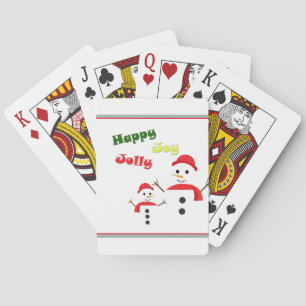 Happy Jolly Joy Poker Cards