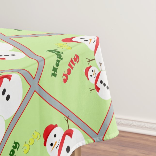 Happy Jolly Joy Tablecloth (In Situ)