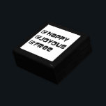 Happy Joyous Free God Box<br><div class="desc">12 step Slogan, Happy Joyous Free from the 12 step recovery programs such as AA, NA, Al anon, OA. Celebrate recovery With this beautiful God Box that also makes a great Jewelry box or medallion chip holder.</div>