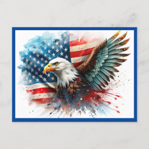 Happy July 4th Holiday Postcard