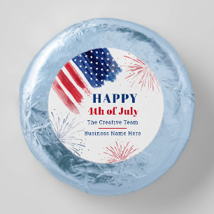 Happy July 4th USA Independence Day Business Dipped Oreo Cookie Favors