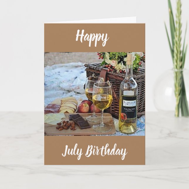 HAPPY *****JULY***** BIRTHDAY CARD (Front)