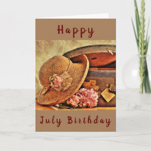HAPPY *****JULY**** BIRTHDAY for **HER** Card