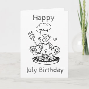 HAPPY *****JULY***** BIRTHDAY for **HIM** Card