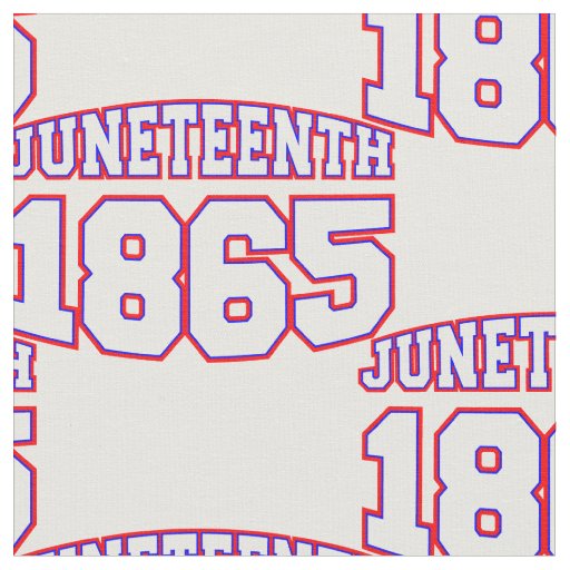happy juneteenth 1865 fabric
