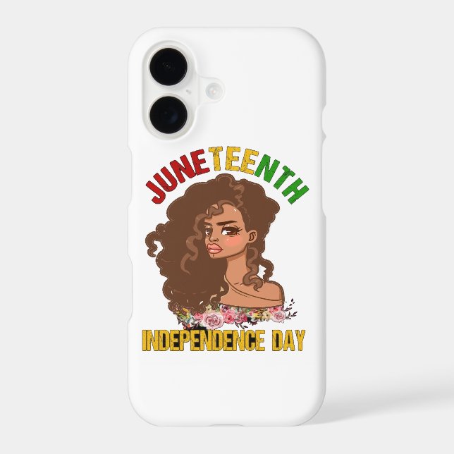  HAPPY JUNETEENTH 2025 IPHONE CASE (Back)