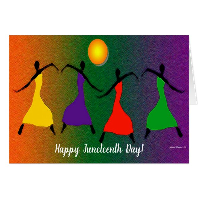  Happy Juneteenth  Cards (Front Horizontal)