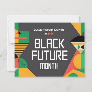 Happy Juneteenth Colorful Freedom Day Design Holiday Card