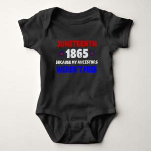 happy juneteenth independence day patriotic baby bodysuit
