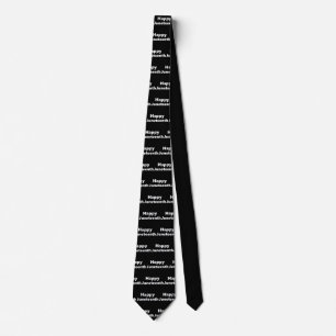 happy juneteenth neck tie