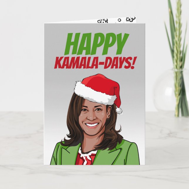 Happy Kamala Days Christmas Card (Front)
