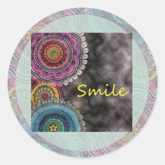 Happy Karma Classic Round Sticker