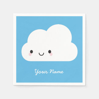 Happy Kawaii Cloud Napkins