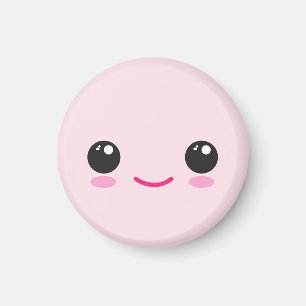 Happy Kawaii Face Magnet