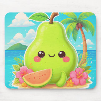 HAPPY KAWAII HAWAII MOUSE PAD