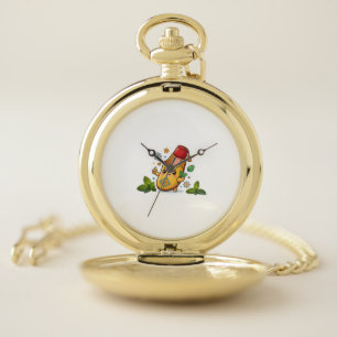 Happy Kawaii Moroccan Balgha - Traditional Yellow  Pocket Watch