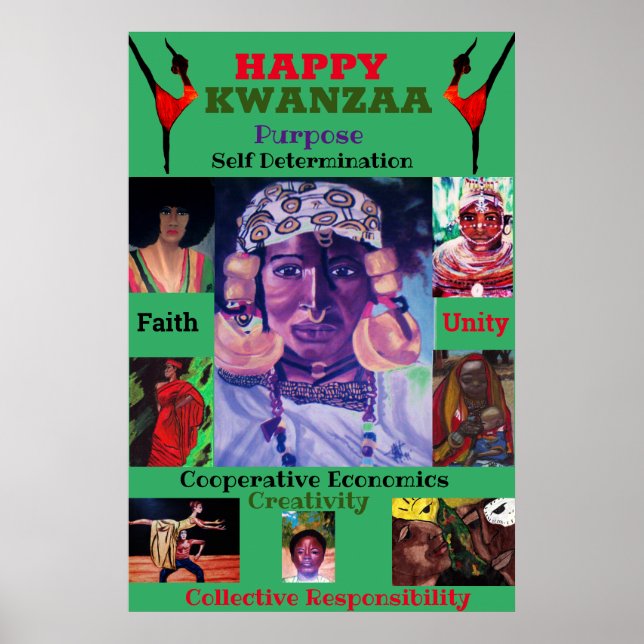HAPPY KAWANZAA POSTER (Front)
